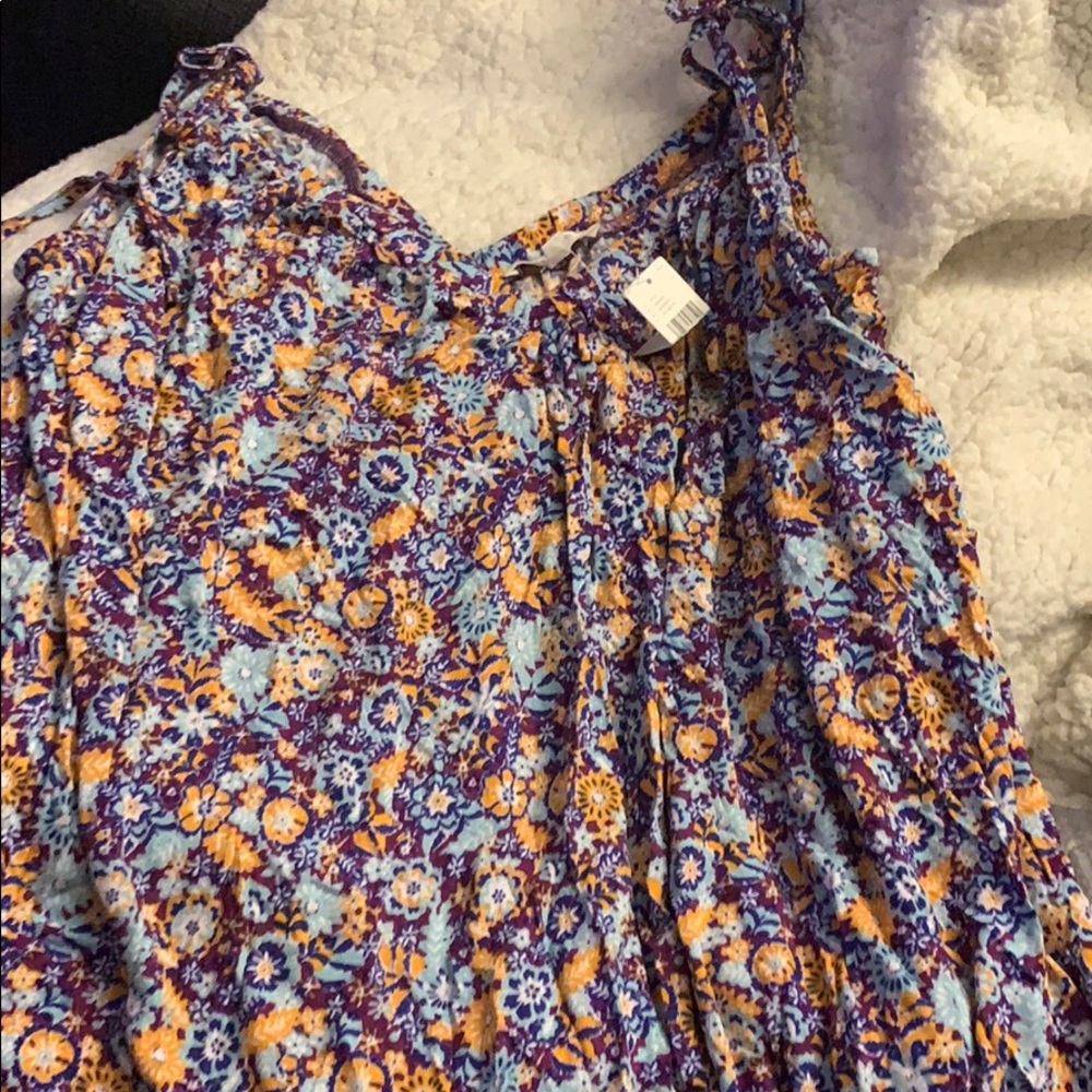 Pure good Anthropologie NWT floral medium m top